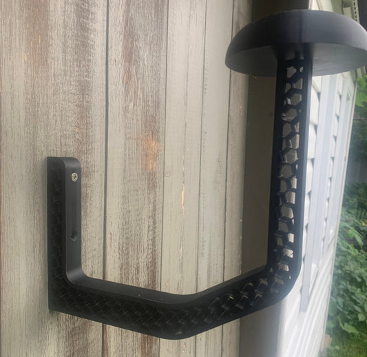 Floating Helmet Stand for Motorcycle and Snowmobile Racer Enthusiasts