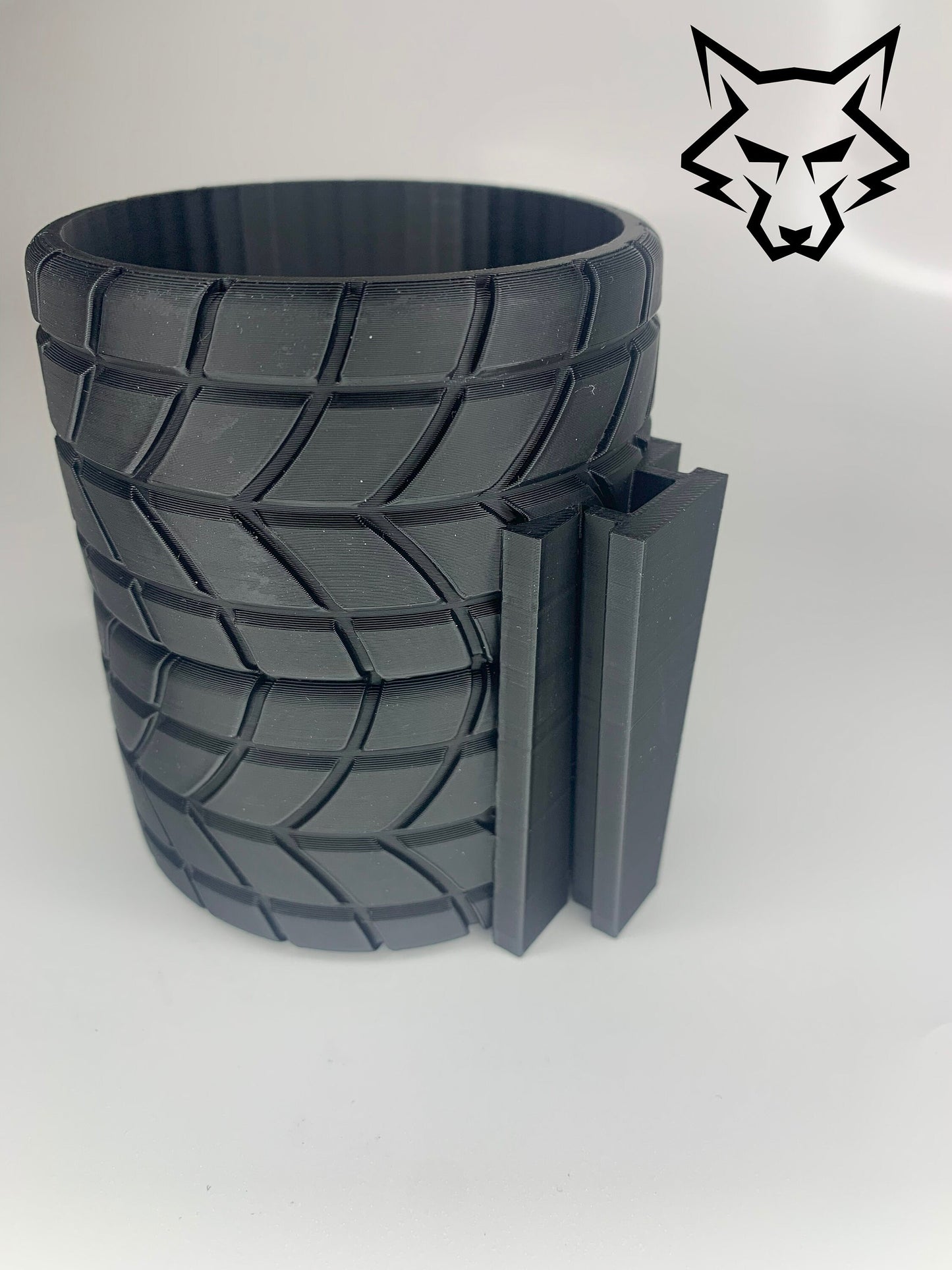 Cup Holder for Sim Rig - Tires Shape Design | Wolf Sim Racing