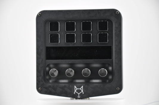 Sim racing Stream Deck PLUS support for Aluminum Extrusion Frame | Wolf Sim Racing