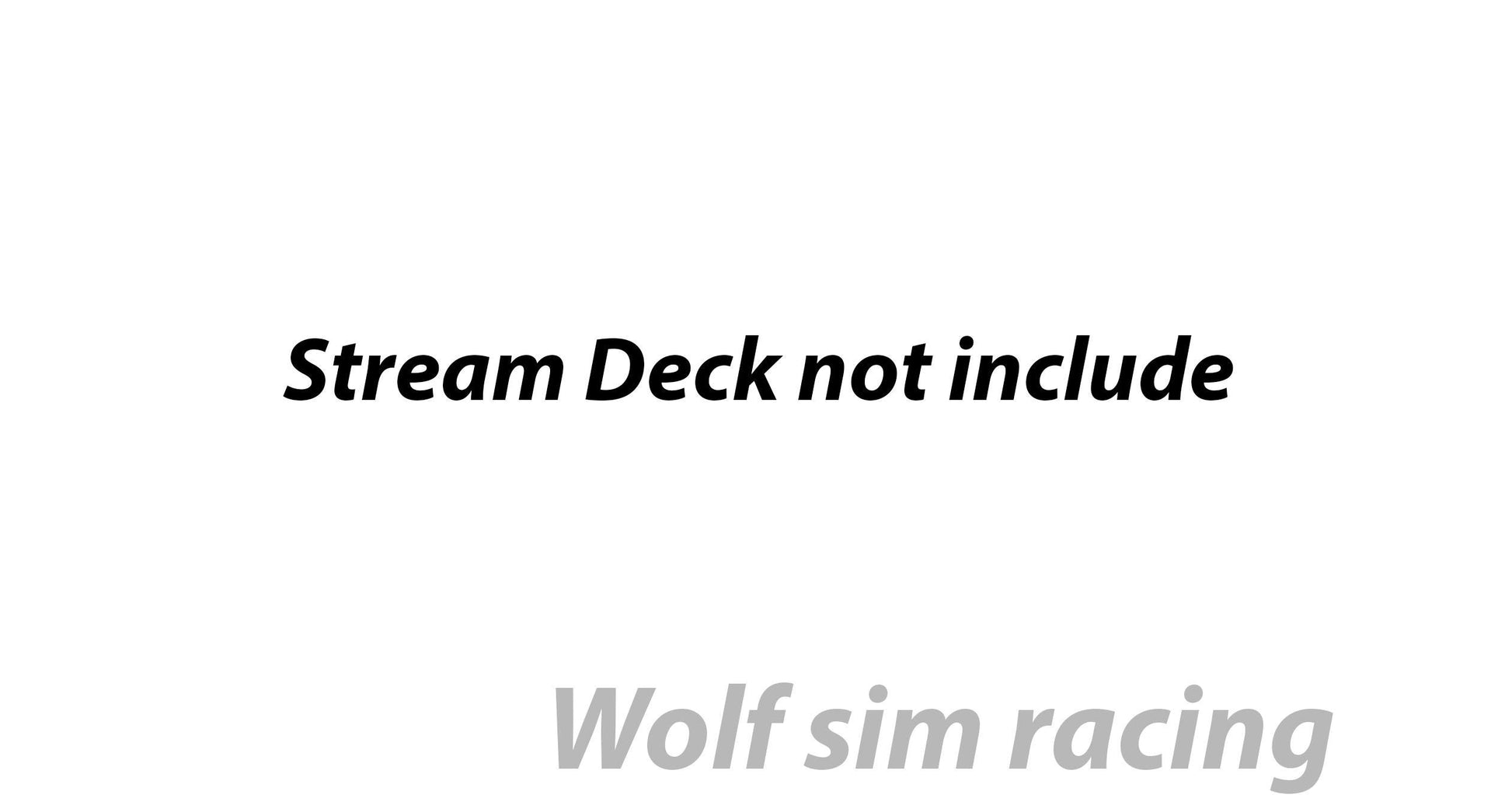Sim racing Stream Deck PLUS support for Aluminum Extrusion Frame | Wolf Sim Racing