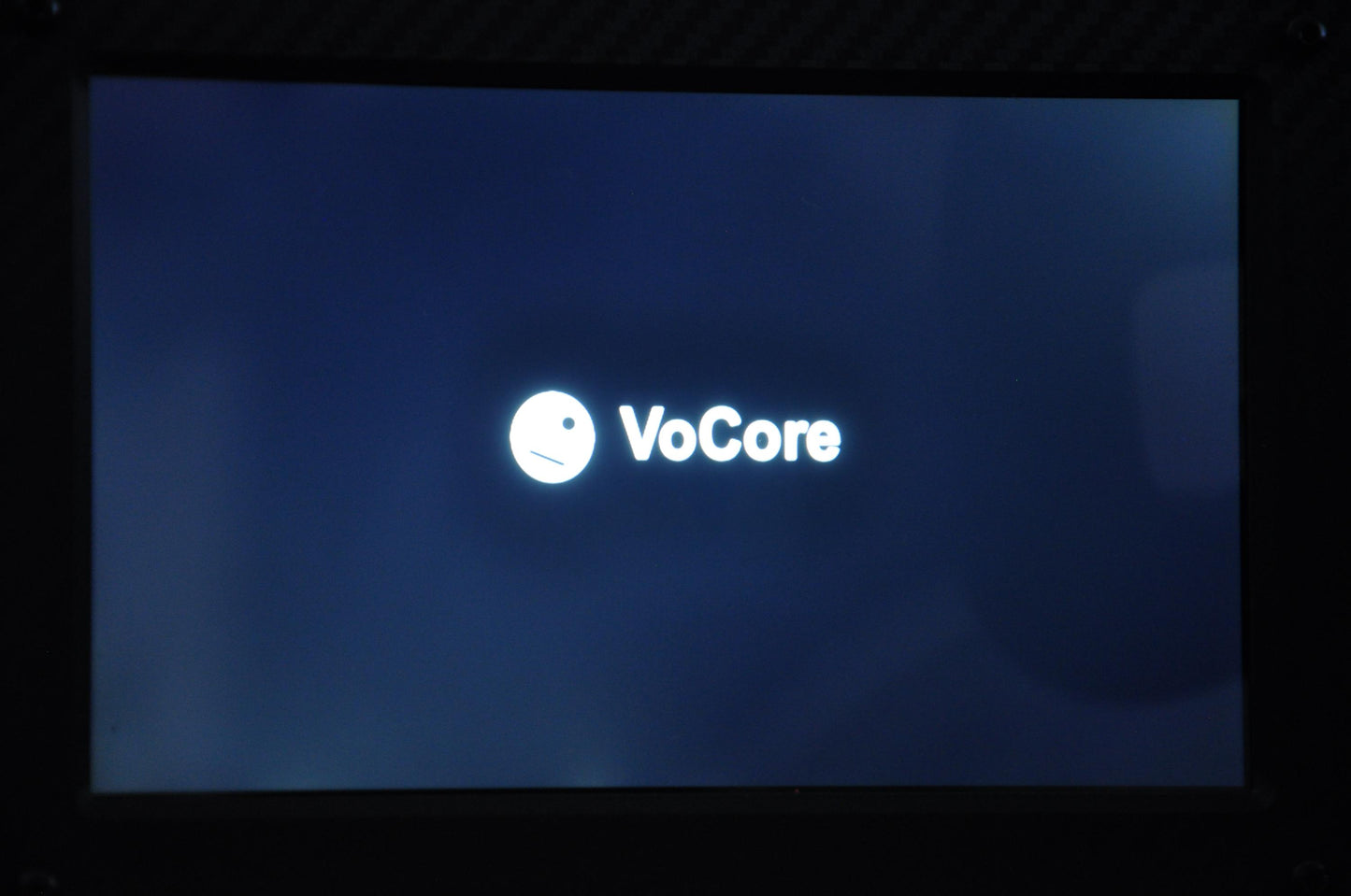 Active sim racing dashboard showing live telemetry with touchscreen interface vocore