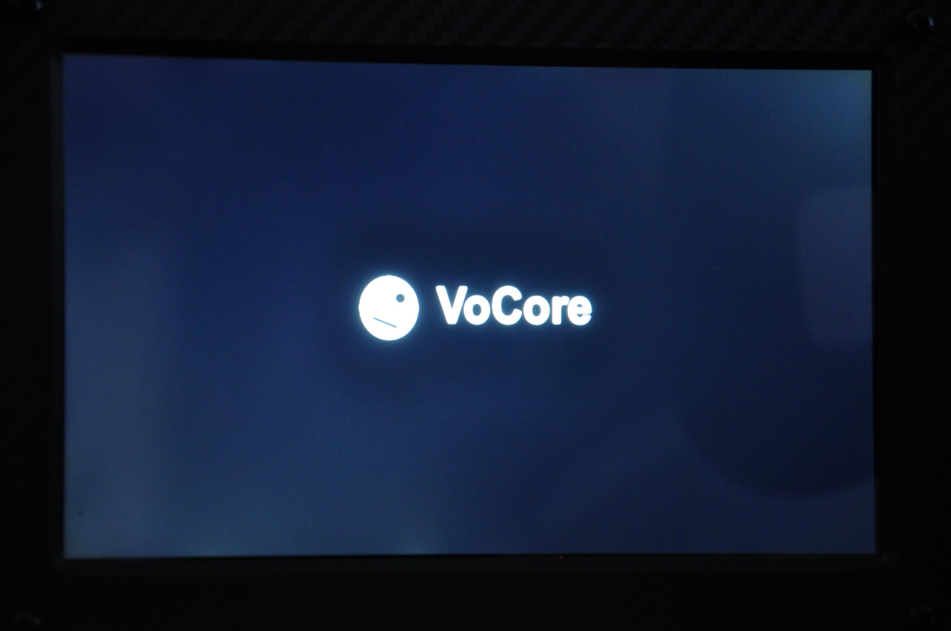 Active sim racing dashboard showing live telemetry with touchscreen interface vocore