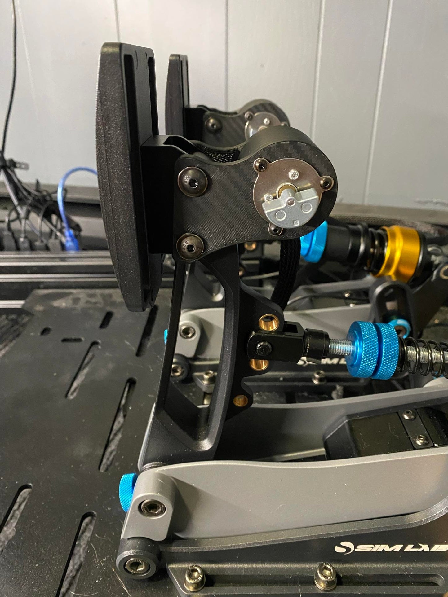 SIMLAB XP1  Haptic pedals simracing Rumble motor with Simhub