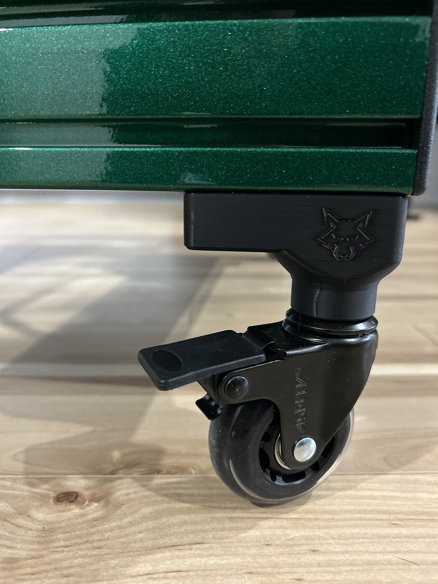 Simracing rig Roller support