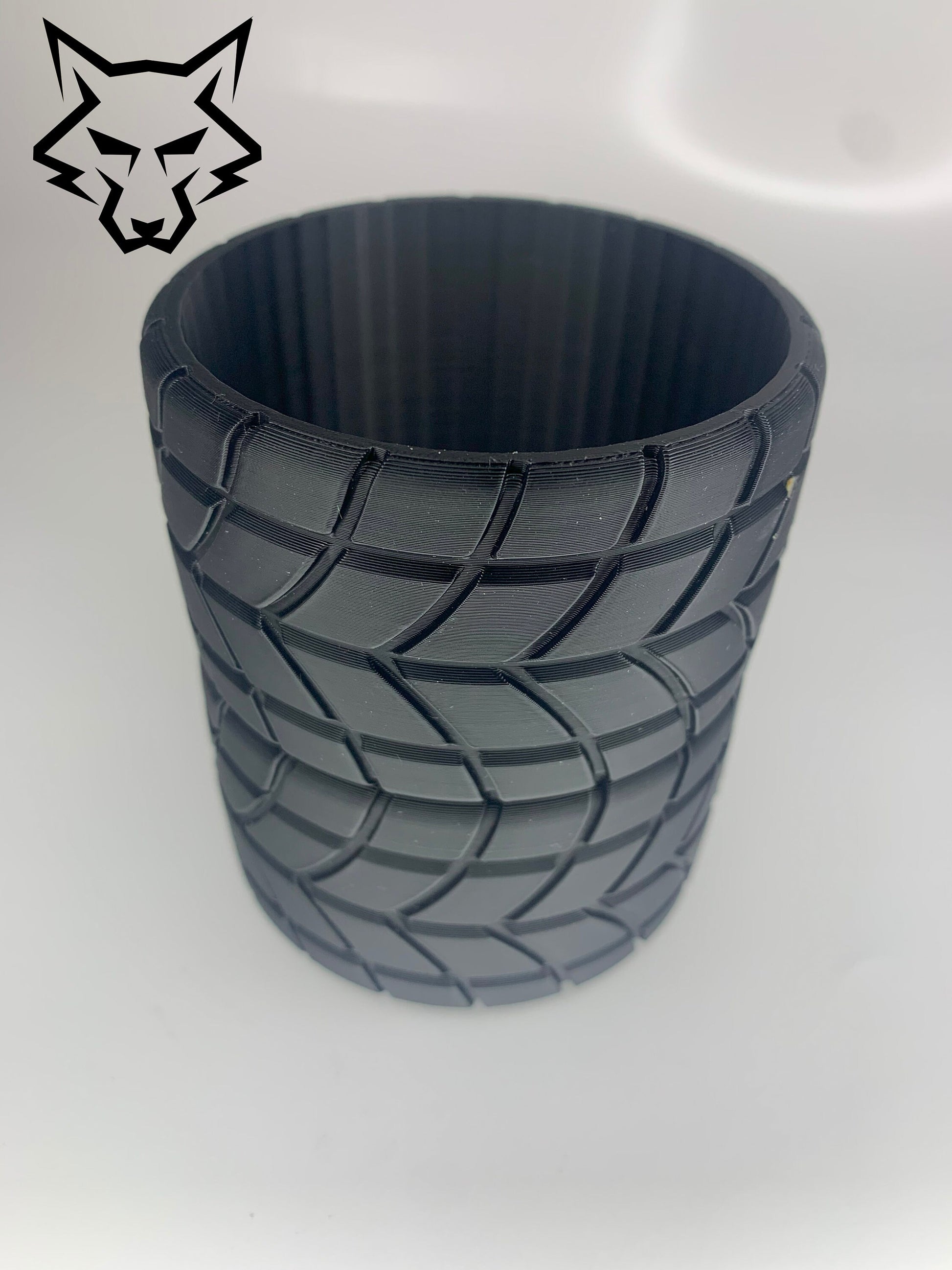 Cup Holder for Sim Rig - Tires Shape Design | Wolf Sim Racing
