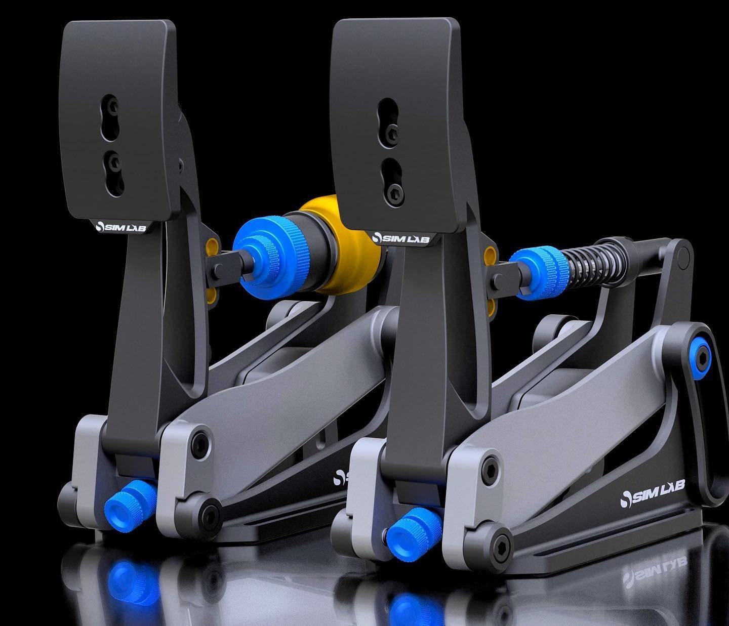 SIMLAB XP1  Haptic pedals simracing Rumble motor with Simhub